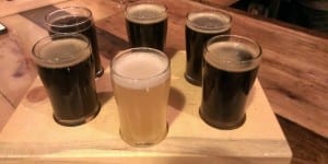 Odyssey Brewery Beer Flight