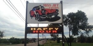 Miss Jiff Tavern Sign