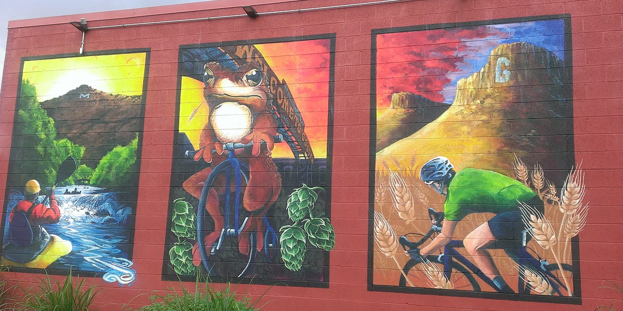 Mountain Toad Brewing Golden Mural