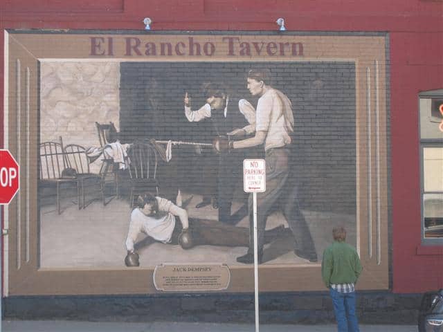 El Rancho Tavern Durango CO Jack Dempsey Mural