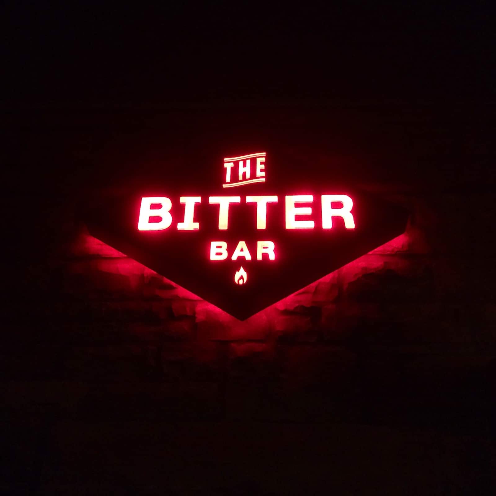 The Bitter Bar Sign Boulder CO