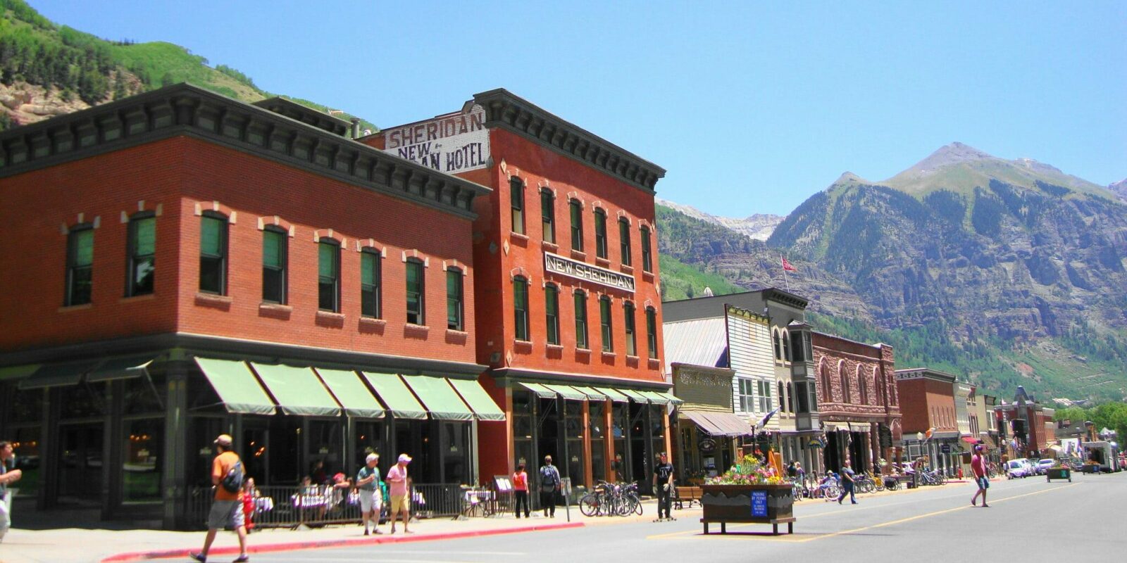 image of telluride downtown