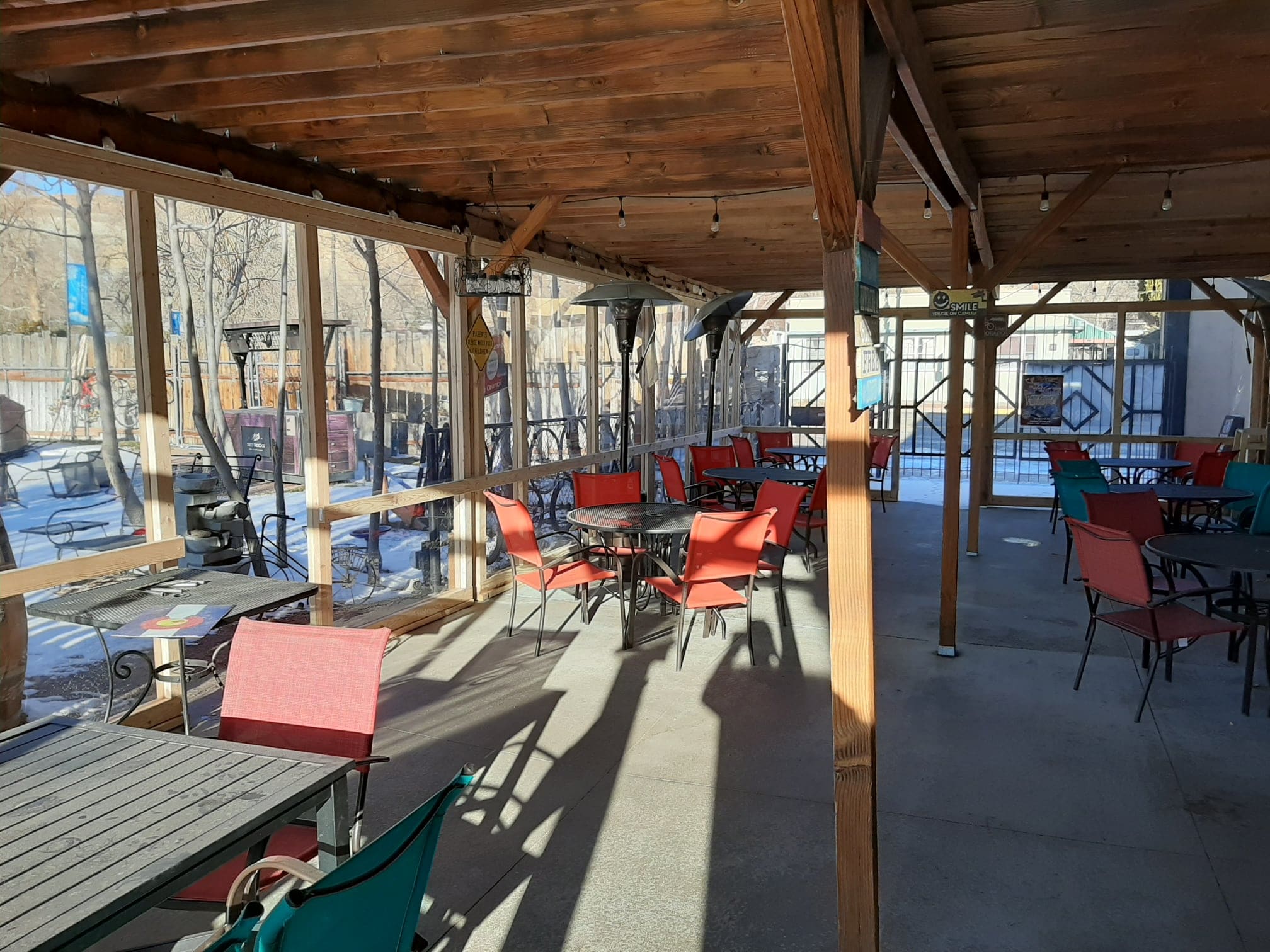 patio at canon city brews and bikes