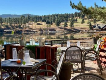 outdoor patio at willow creek restaurant