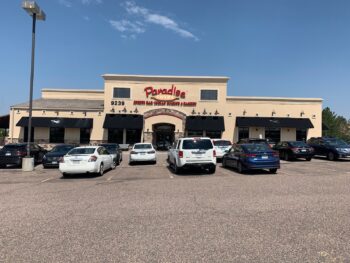 Exterior of Paradise Tavern in Lone Tree, Colorado